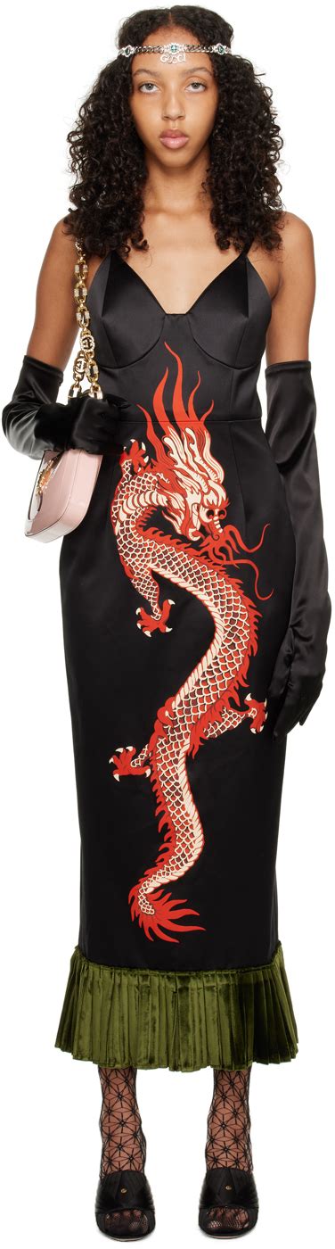 gucci dragon dress|gucci ghost shoes.